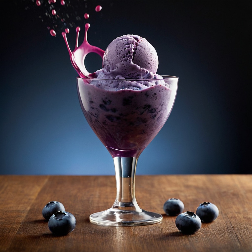 Blaubeer-Eis (zuckerfrei)